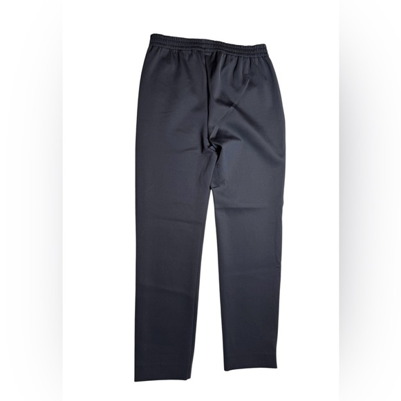 Theory Knit Tech Tapered Pants Black Size 2 Elastic Waist Ankle Trousers - Picture 4 of 6